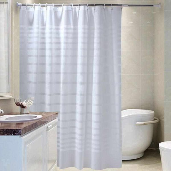 Rèm phòng tắm: Rèm phòng tắm không chỉ là vật dụng trang trí giúp tăng tính thẩm mỹ cho phòng tắm, mà còn bảo vệ sự riêng tư và giảm thiểu việc rách tường do nước bắn. Với nhiều mẫu mã đa dạng, bạn có thể dễ dàng tìm được rèm phù hợp với phong cách của mình.